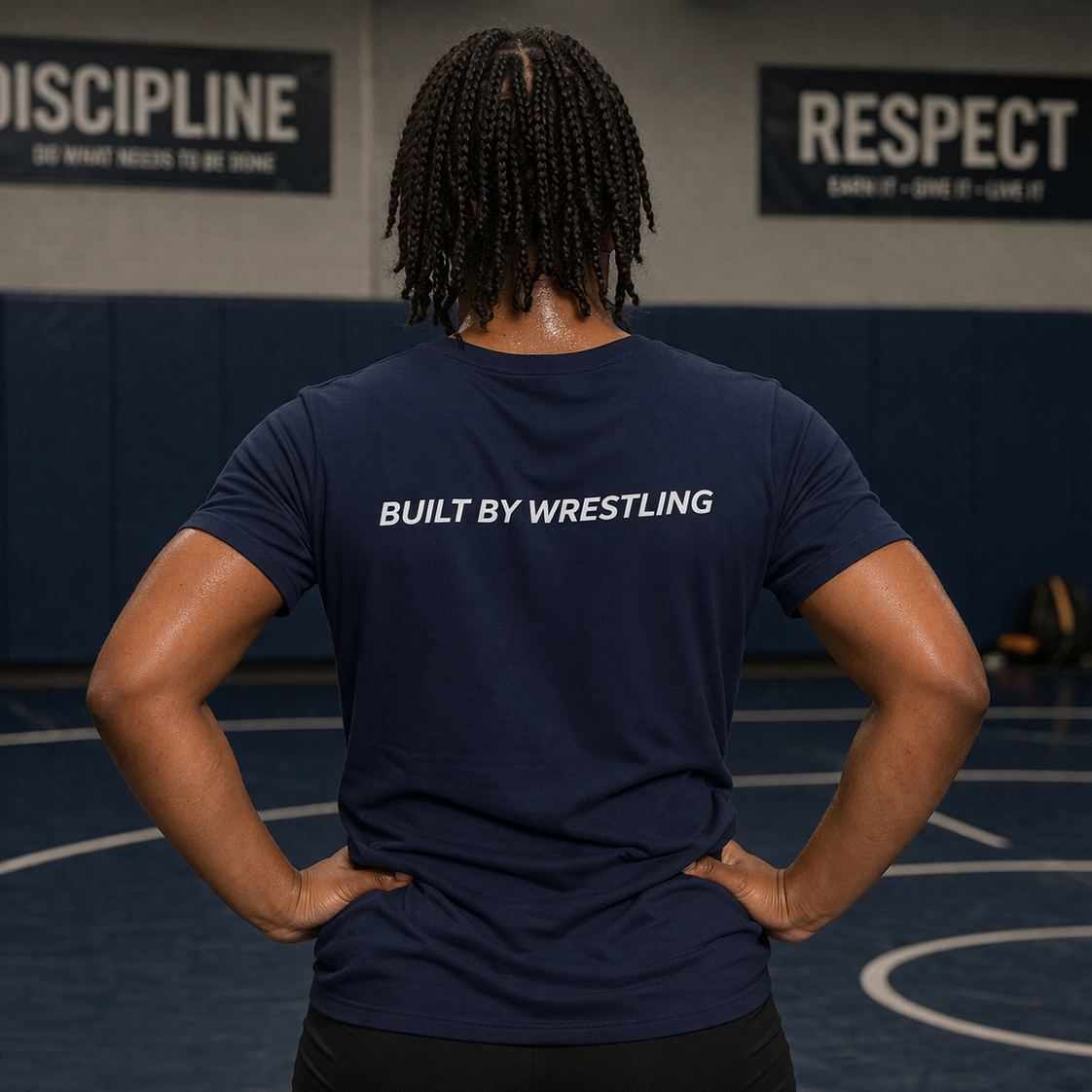 Girls Wrestling T‑Shirt — Built by Wrestling