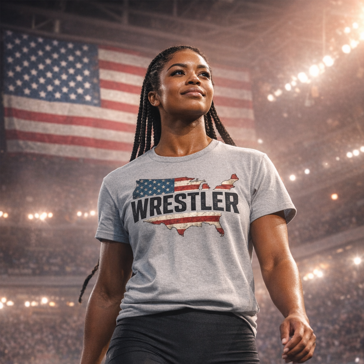 American Wrestler T-Shirt — USA