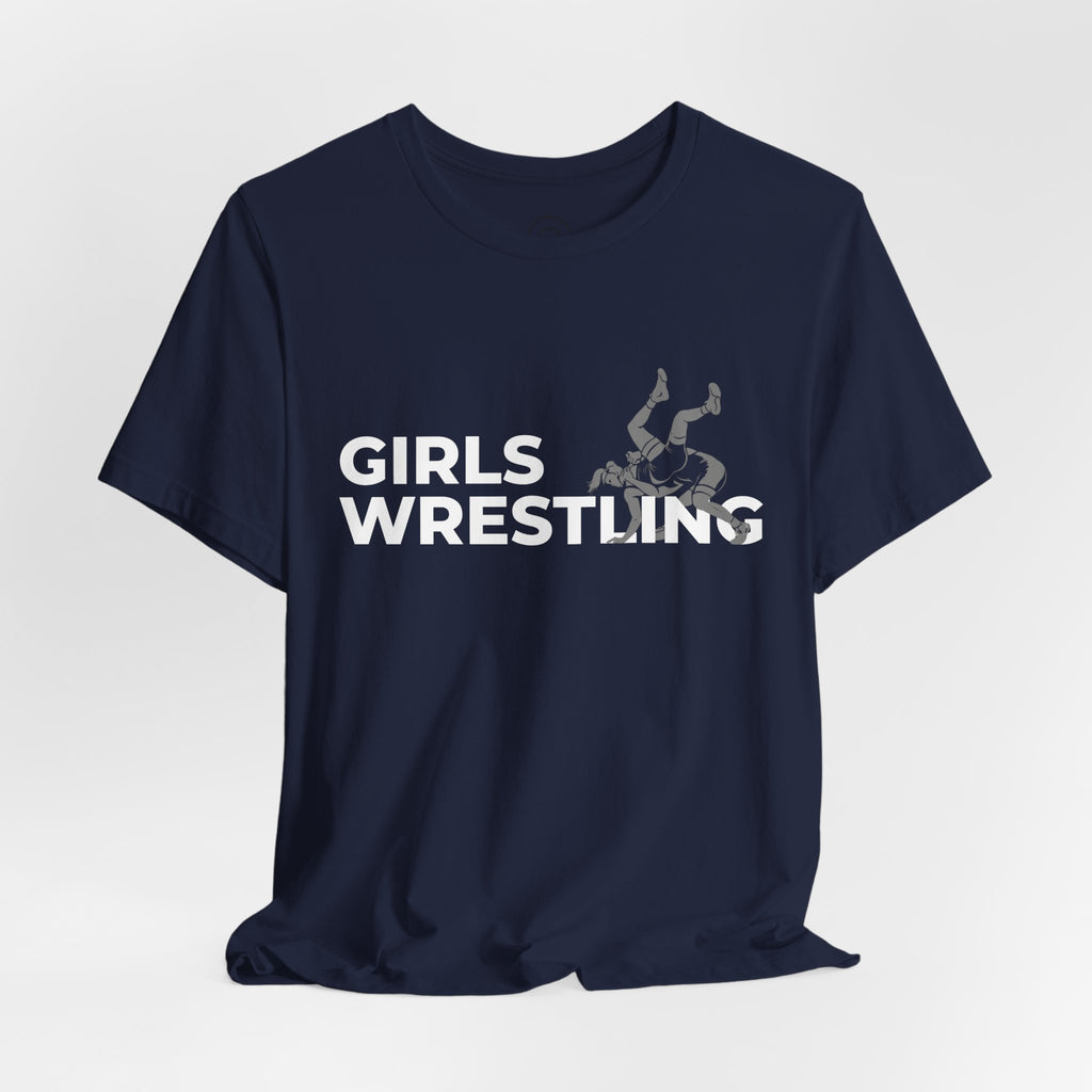 Girls Wrestling T‑Shirt — Built by Wrestling